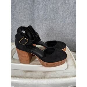 Mary Jane Black and Brown Heels